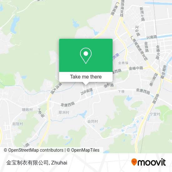 金宝制衣有限公司 map
