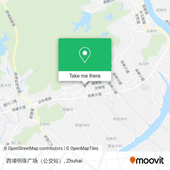 西埔明珠广场（公交站） map