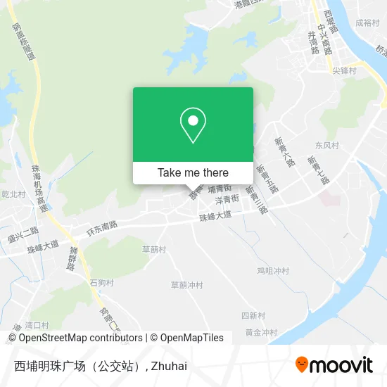 西埔明珠广场（公交站） map
