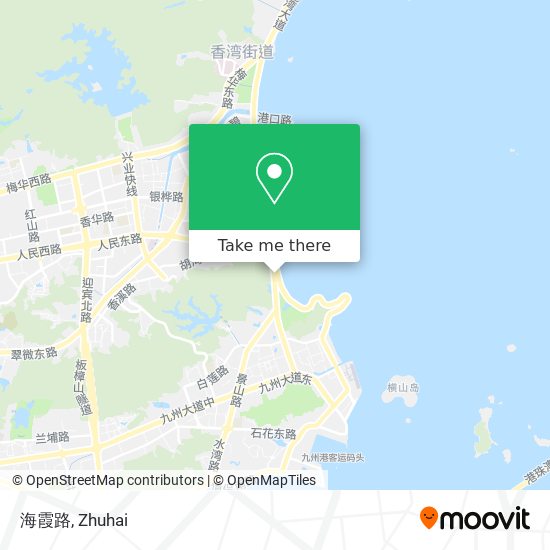 海霞路 map