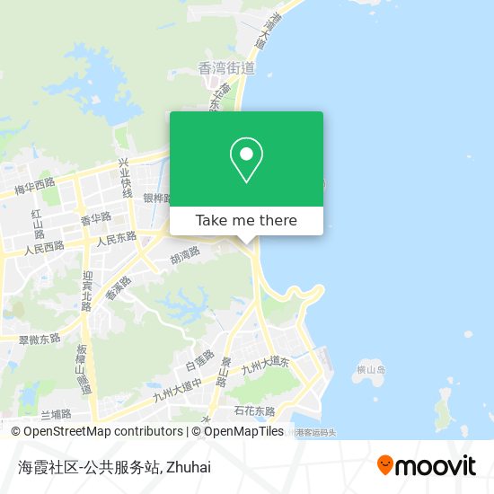 海霞社区-公共服务站 map