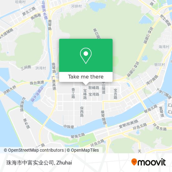 珠海市中富实业公司 map