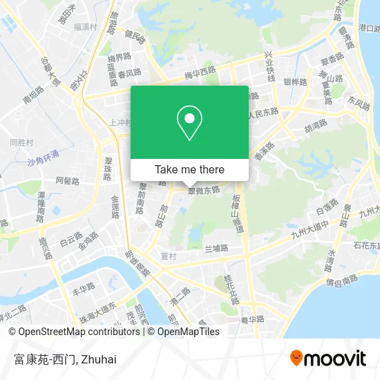 富康苑-西门 map