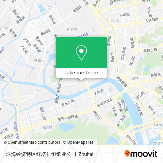 珠海经济特区红塔仁恒纸业公司 map