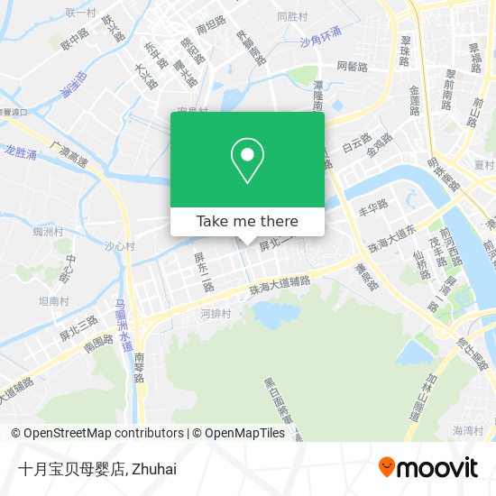 十月宝贝母婴店 map