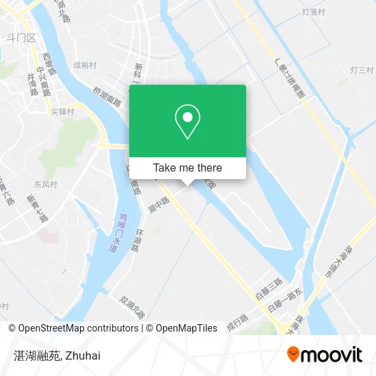 湛湖融苑 map