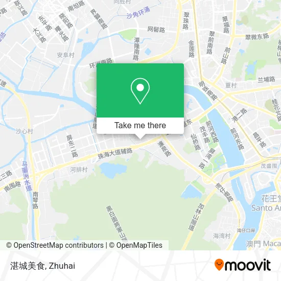 湛城美食 map