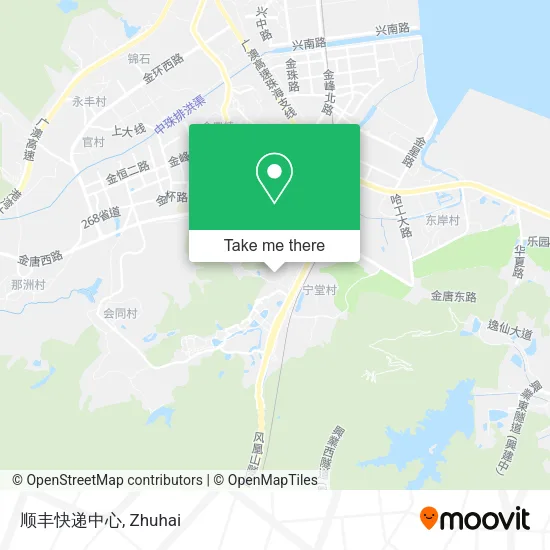 顺丰快递中心 map