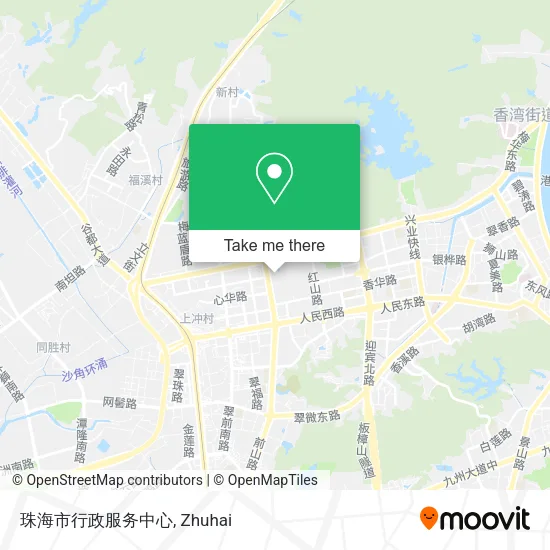 珠海市行政服务中心 map