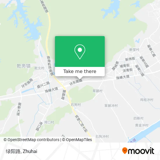 绿阳路 map