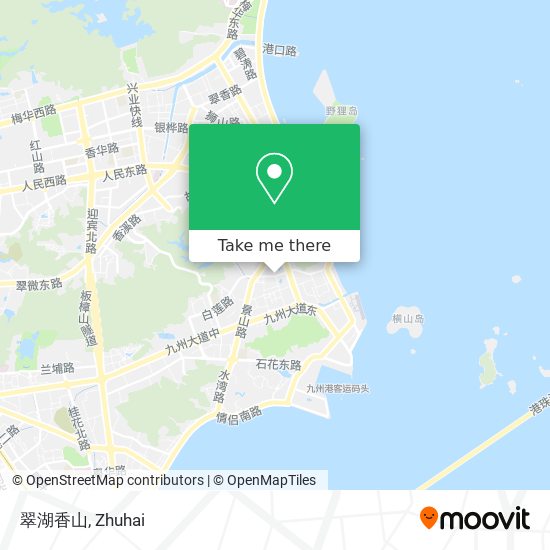 翠湖香山 map