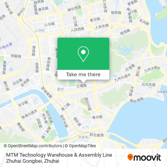 MTM Technology Warehouse & Assembly Line Zhuhai Gongbei map