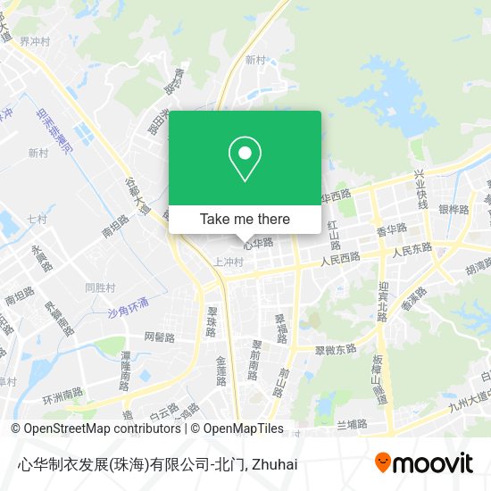 心华制衣发展(珠海)有限公司-北门 map