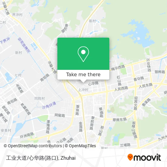 工业大道/心华路(路口) map