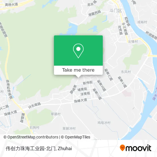 伟创力珠海工业园-北门 map