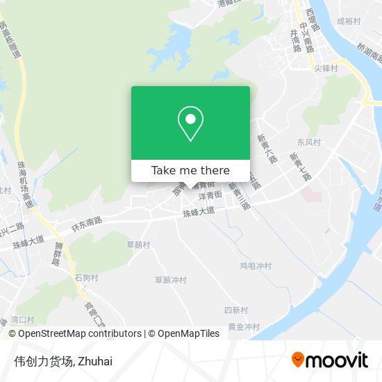 伟创力货场 map
