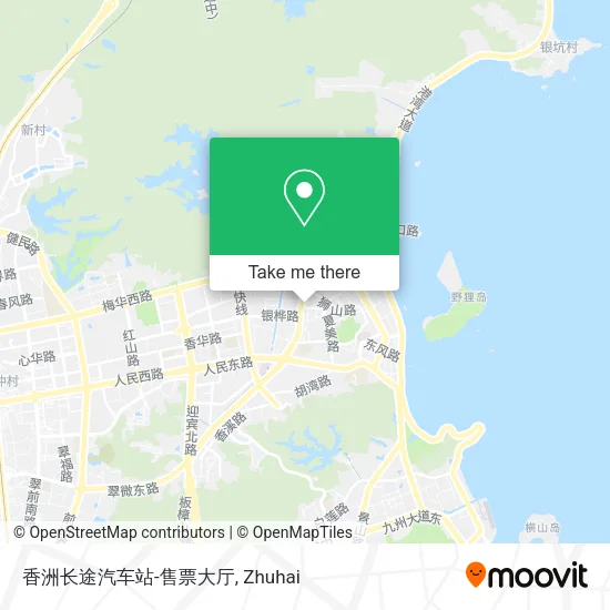 香洲长途汽车站-售票大厅 map
