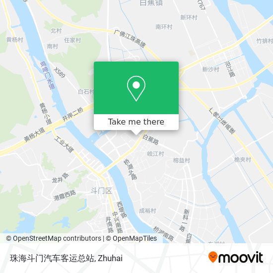 珠海斗门汽车客运总站 map