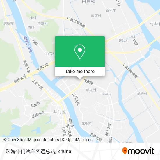 珠海斗门汽车客运总站 map