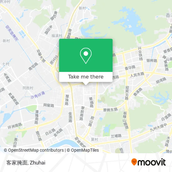 客家腌面 map