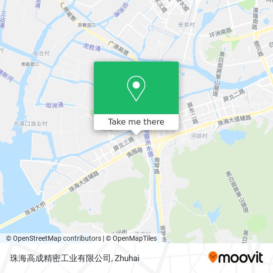 珠海高成精密工业有限公司 map