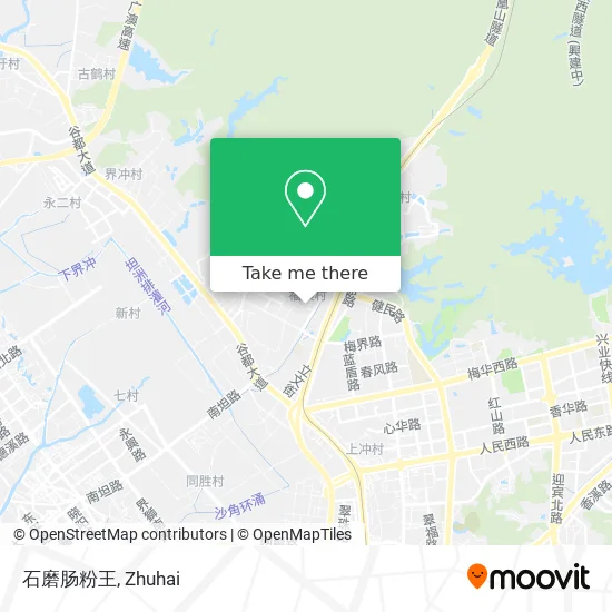 石磨肠粉王 map