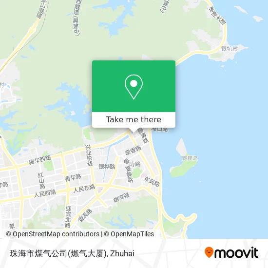 珠海市煤气公司(燃气大厦) map