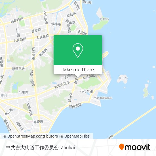 中共吉大街道工作委员会 map