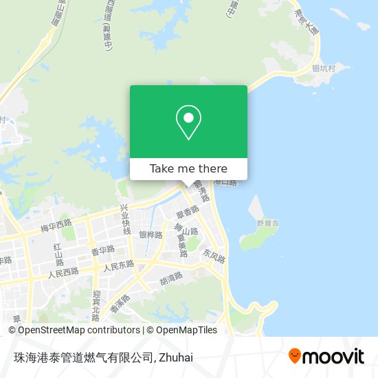 珠海港泰管道燃气有限公司 map