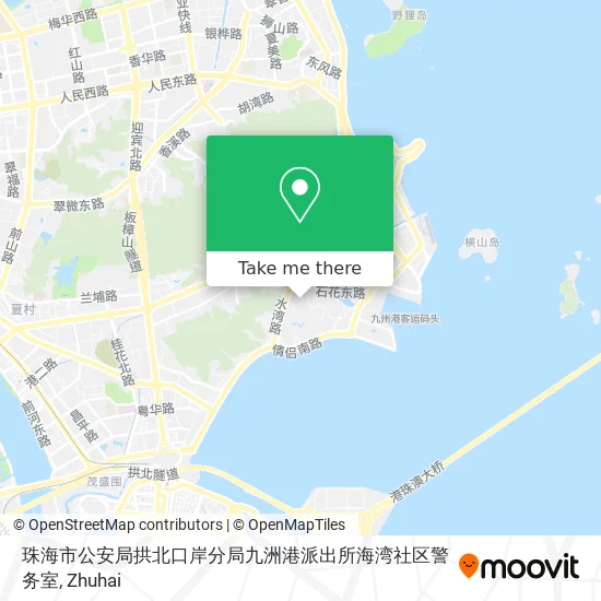 珠海市公安局拱北口岸分局九洲港派出所海湾社区警务室 map
