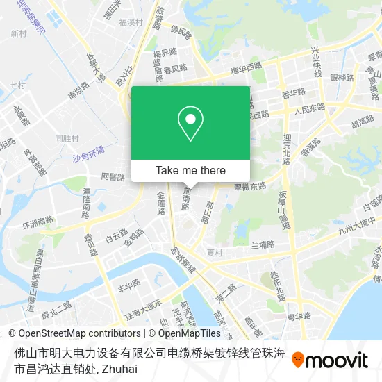 佛山市明大电力设备有限公司电缆桥架镀锌线管珠海市昌鸿达直销处 map