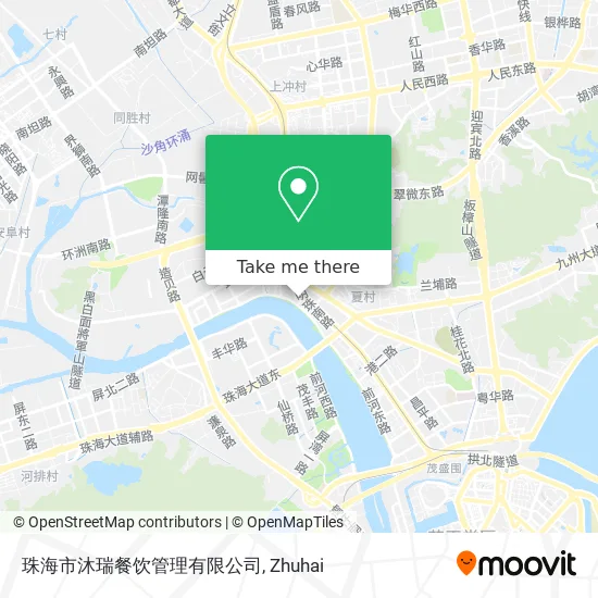 珠海市沐瑞餐饮管理有限公司 map