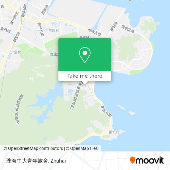 珠海中大青年旅舍 map
