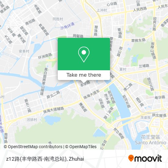 z12路(丰华路西-南湾总站) map