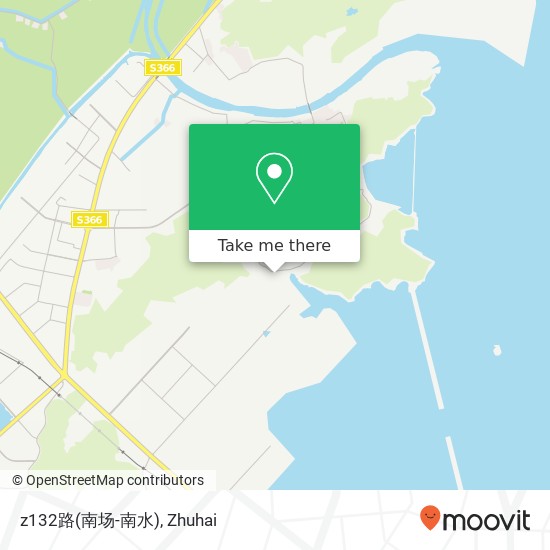 z132路(南场-南水) map
