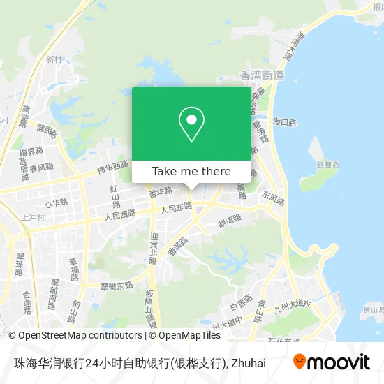 珠海华润银行24小时自助银行(银桦支行) map