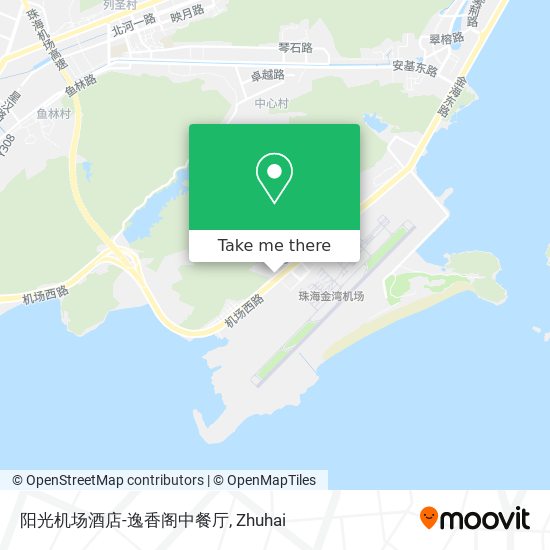 阳光机场酒店-逸香阁中餐厅 map