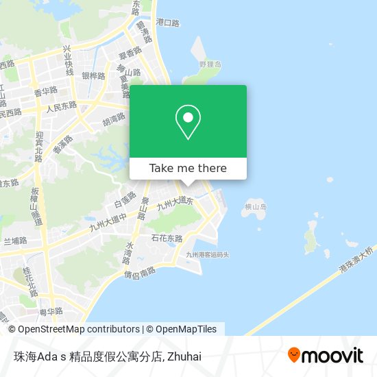 珠海Ada s 精品度假公寓分店 map