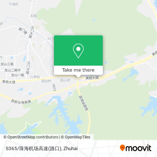 S365/珠海机场高速(路口) map