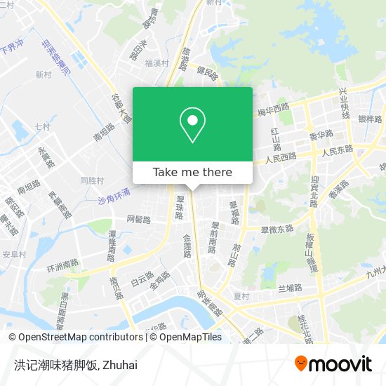 洪记潮味猪脚饭 map