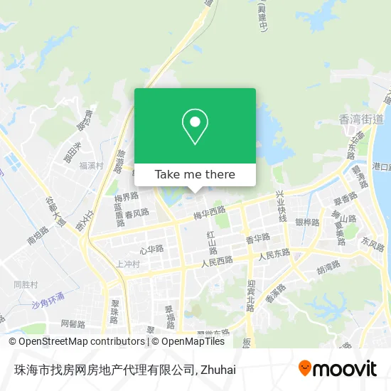 珠海市找房网房地产代理有限公司 map