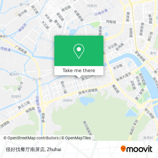 很好找餐厅南屏店 map