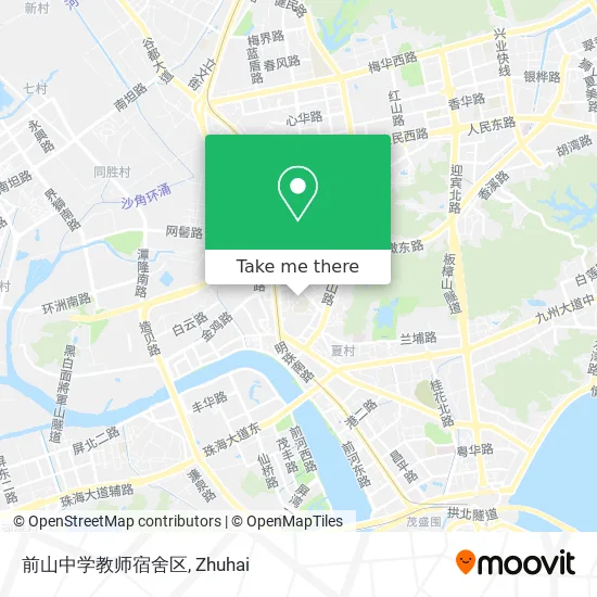 前山中学教师宿舍区 map