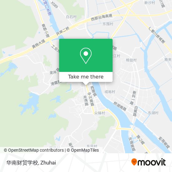 华南财贸学校 map