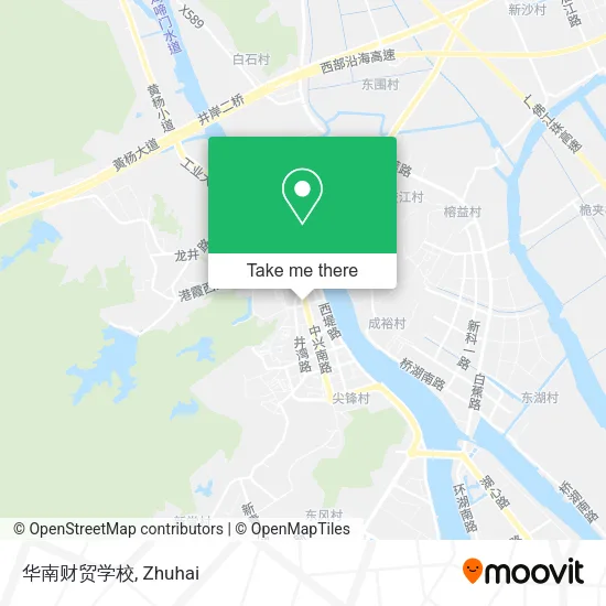 华南财贸学校 map