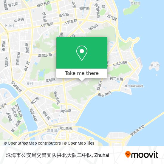 珠海市公安局交警支队拱北大队二中队 map