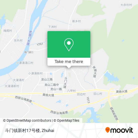 斗门镇新村17号楼 map