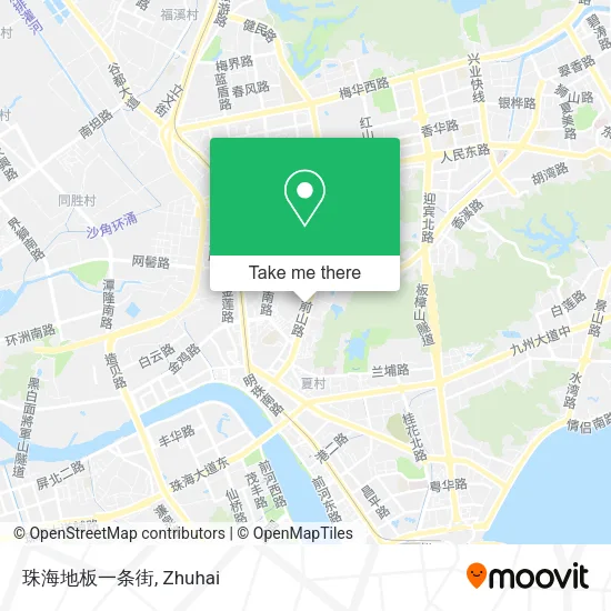 珠海地板一条街 map