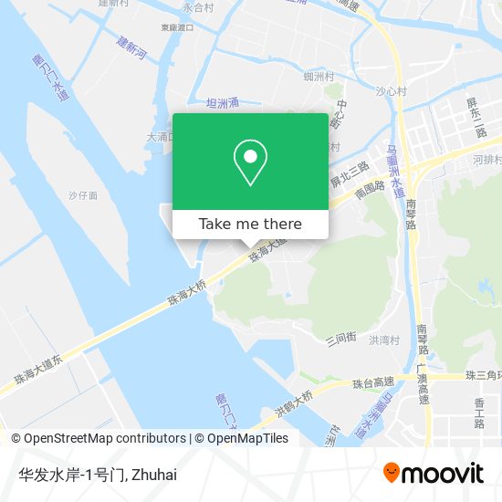 华发水岸-1号门 map