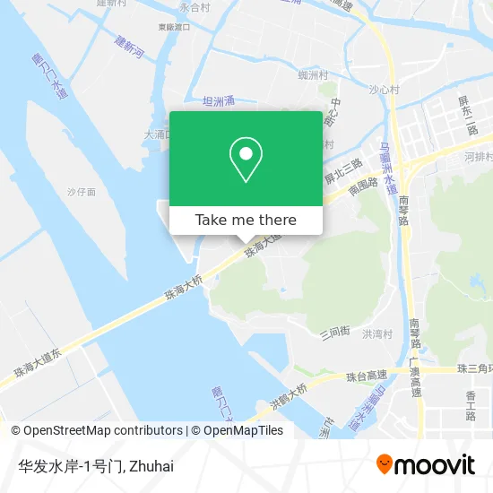 华发水岸-1号门 map